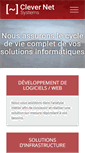 Mobile Screenshot of clevernetsystems.com