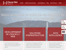 Tablet Screenshot of clevernetsystems.com